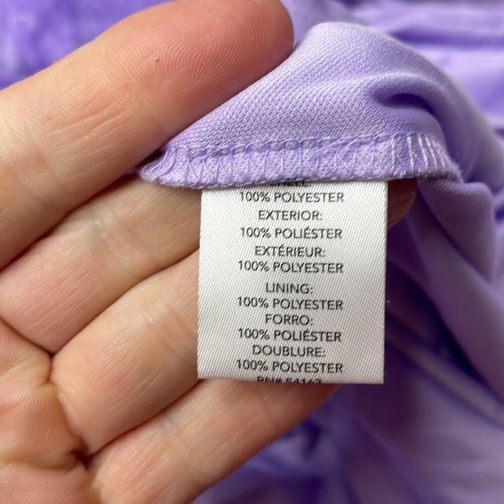 Ralph Lauren Chaps Lilac Ruffle Midi Dress - Picture 8 of 12